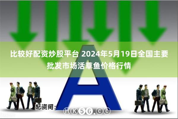 比较好配资炒股平台 2024年5月19日全国主要批发市场活草鱼价格行情