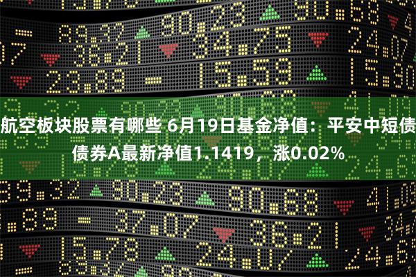 航空板块股票有哪些 6月19日基金净值：平安中短债债券A最新净值1.1419，涨0.02%