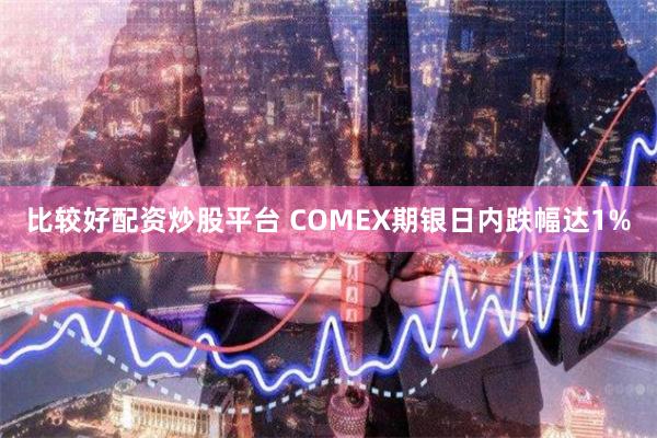 比较好配资炒股平台 COMEX期银日内跌幅达1%