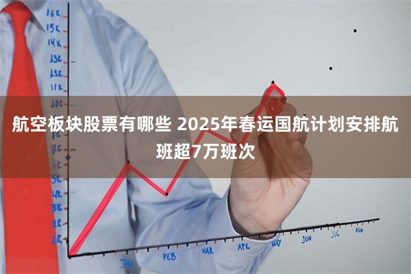 航空板块股票有哪些 2025年春运国航计划安排航班超7万班次