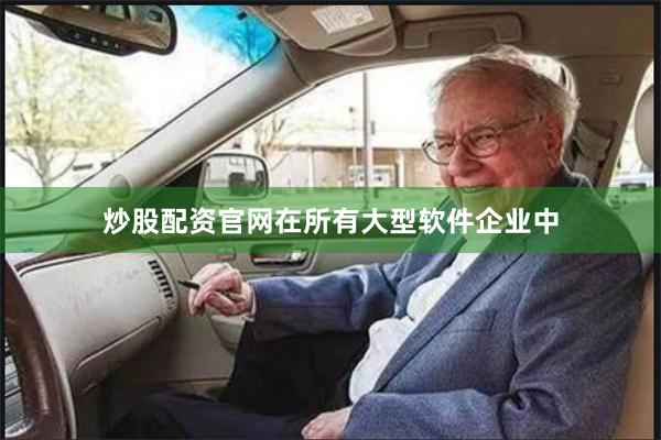 炒股配资官网在所有大型软件企业中